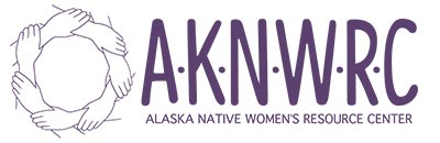 Alalska Native Women's Resource Center logo of a circle of grasped hands.